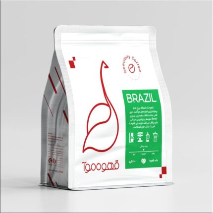 دانه قهوه ۲۰۰ گرمی سینگل اوریجن برزیل